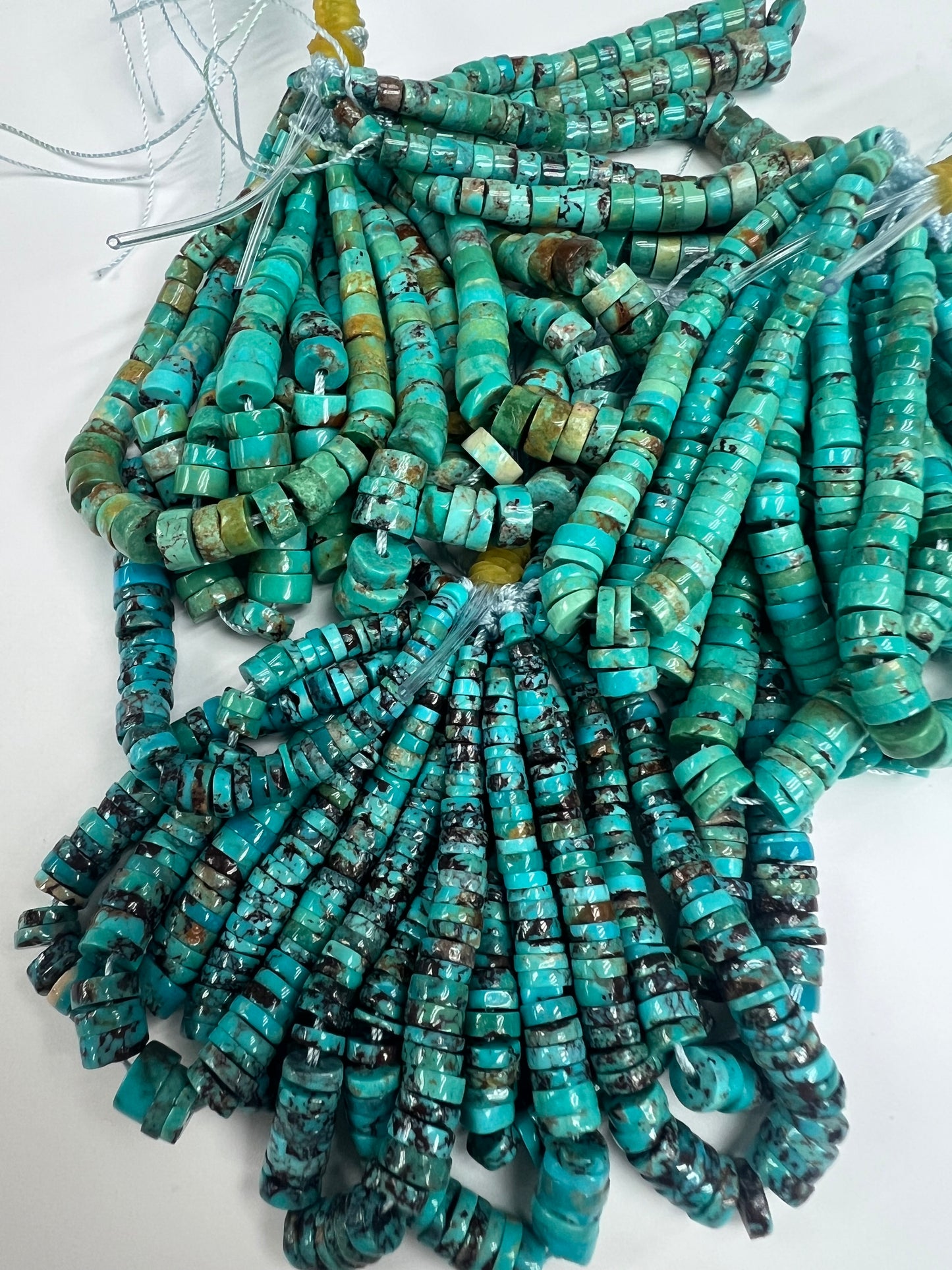 Turquoise Heishi beads Graduated 3mm-6mm (Good/Top Quality)