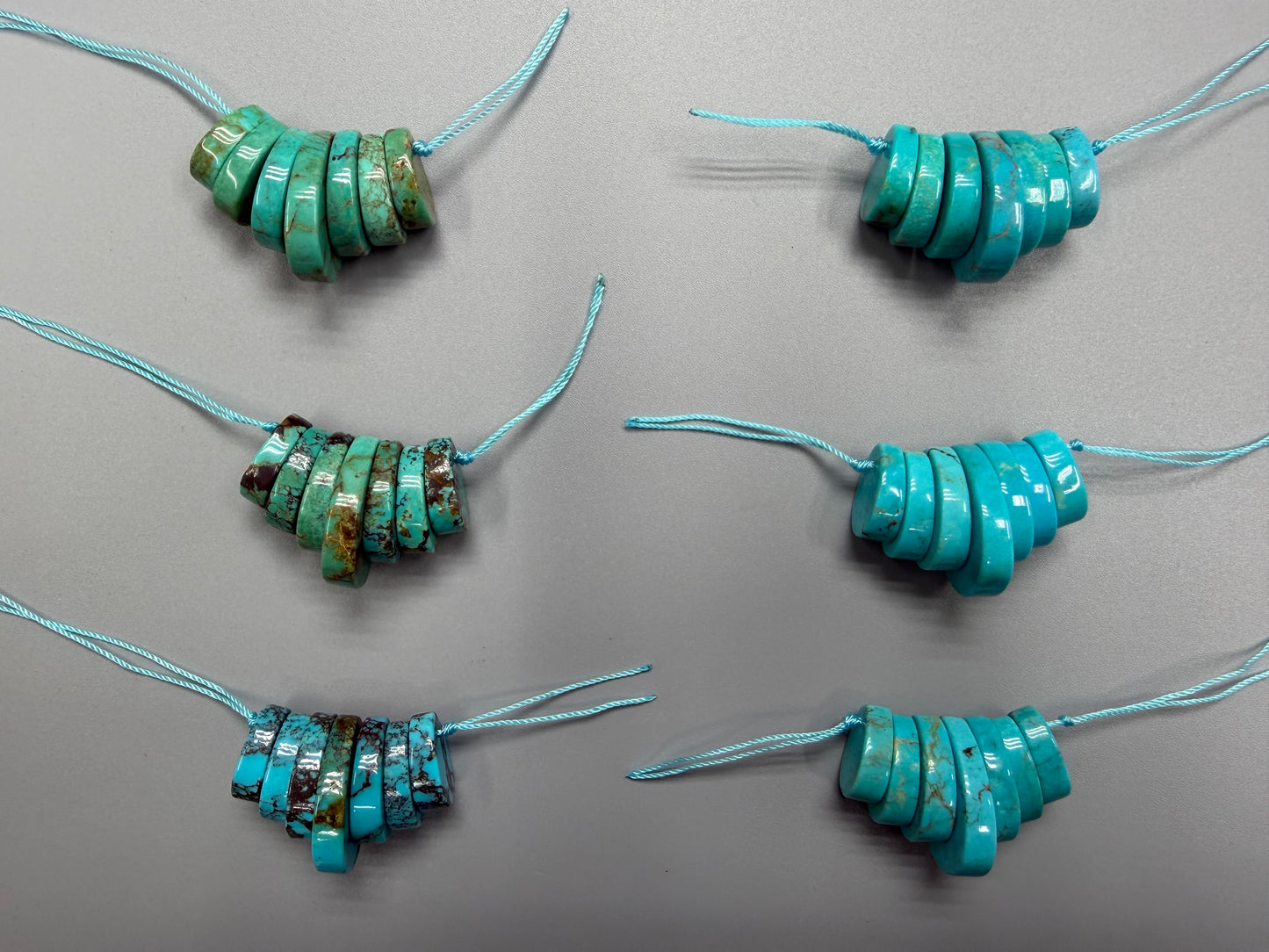 Turquoise Jacla Coin 1 Set (7pcs)