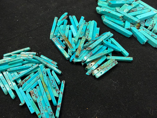 Turquoise Irregular Long Pendant (3/4/6mm)