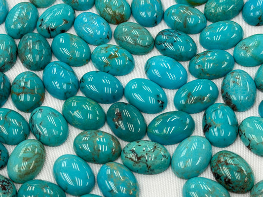 Turquoise Oval Cab 12x16mm 13x18mm 15x20mm