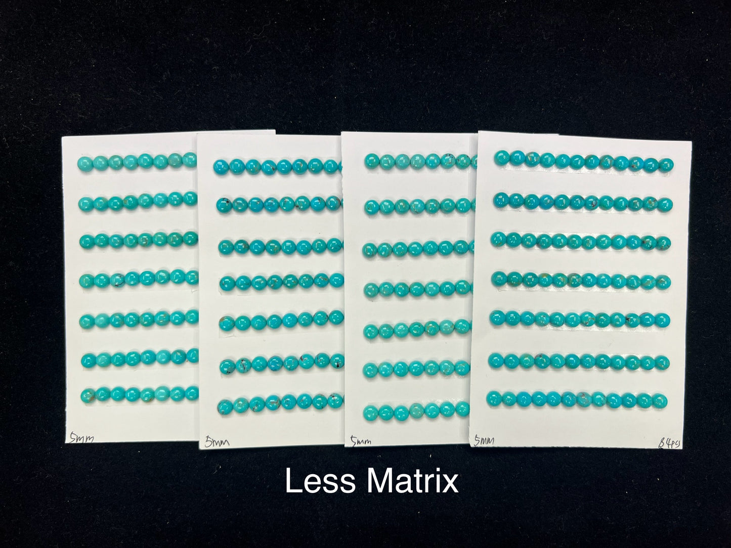 Turquoise Round Cab 5mm