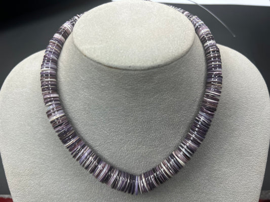 Wampum Graduated Heishi Beads 6-14mm
