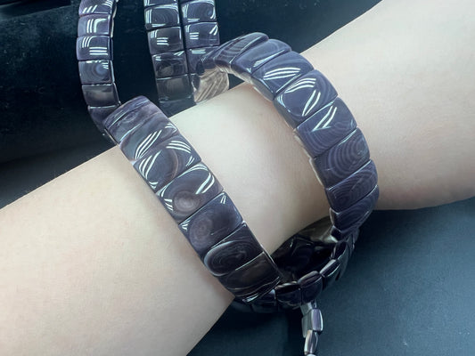 Wampum Rectangle Bracelet 8x12mm