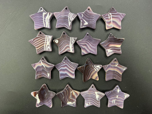 Wampum Shell Star Pendant