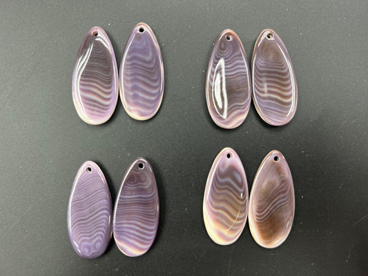 Wampum Shell Teardrop Pendant 18-20x40-41mm